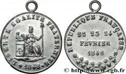 DEUXIÈME RÉPUBLIQUE Médaille, Journées de février