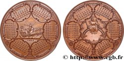 CINQUIÈME RÉPUBLIQUE Médaille calendrier