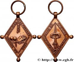 CONSTITUTION - ASSEMBLÉE NATIONALE Médaille, décoration des soldats aux Gardes-Françaises, vainqueurs de la Bastille TTB+