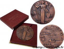 IV REPUBLIC Médaille, Centenaire de la Compagnie Transatlantique