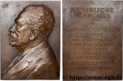 ALGÉRIE - TROISIÈME RÉPUBLIQUE Plaquette, Hommage parlementaire, Gaston Thomson