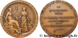 CANALES Y TRANSPORTE FLUVIAL Médaille, Compagnie Universelle du Canal maritime de Suez MBC+