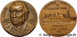 SEA AND NAVY : SHIPS AND BOATS Médaille, Louis Lumière, Paquebot de la compagnie maritime des chargeurs réunis