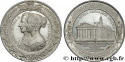GRANDE BRETAGNE - VICTORIA Médaille, Reconstruction et première pierre posée du Royal Exchange de Londres TTB/TTB+