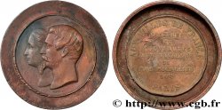 SECOND EMPIRE Médaille, Aux villes de France, soieries et nouveautés