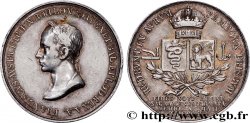 ROYAUME DE LOMBARDIE-VÉNÉTIE - FRANÇOIS Ier Médaille, Restauration de François Ier à Milan, par Vassallo 