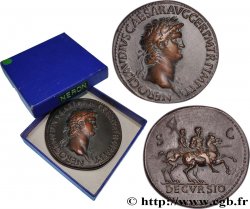 FUNFTE FRANZOSISCHE REPUBLIK Médaille, Reproduction du sesterce de Néron VZ