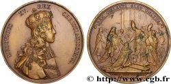 LOUIS XV DIT LE BIEN AIMÉ Médaille, Sacre de Louis XV, refrappe
