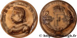 FRANCIS II Médaille, Traité d’Édimbourg, refrappe