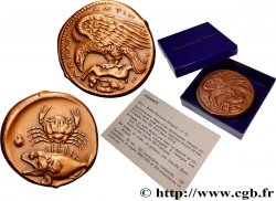 SICILE - AGRIGENTE Médaille, Reproduction du tétradrachme d’Agrigente, n°253