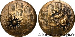 CINQUIÈME RÉPUBLIQUE Médaille calendrier, Europe