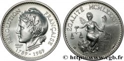 CINQUIÈME RÉPUBLIQUE Médaille, Bicentenaire de la Révolution Française, l’Égalité SUP