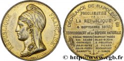 FRENCH THIRD REPUBLIC Médaille, Proclamation de la République