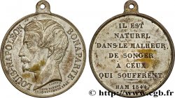 DEUXIÈME RÉPUBLIQUE Médaillette, Souvenir de la captivité de Louis Napoléon Bonaparte