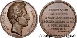 SECOND REPUBLIC Médaille, Alphonse Lamartine