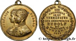 AUSTRIA - FRANCESCO GIUSEPPE I Médaille, Mariage du prince héritier Rodolphe et Stéphanie de Belgique