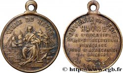 TERCERA REPUBLICA FRANCESA Médaille, Souvenir des fêtes du Havre