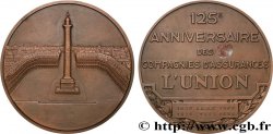 QUATRIÈME RÉPUBLIQUE Médaille, 125e anniversaire des compagnies d’assurances L’Union