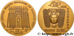 QUINTA REPUBBLICA FRANCESE Médaille, L’or des pharaons, Centre franco-égyptien de Karnak