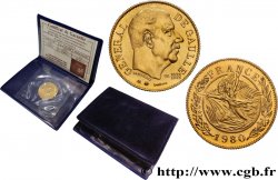 QUINTA REPUBBLICA FRANCESE Médaille, module de 20 francs, Charles de Gaulle