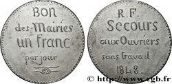 SECOND REPUBLIC Médaille, Bon des mairies