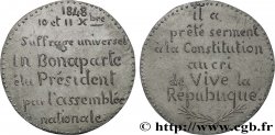 DEUXIÈME RÉPUBLIQUE Médaille, Élection du président Louis Napoléon Bonaparte