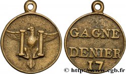 LOUIS XVIII Médaille de métier, Gagne denier