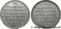 DEUXIÈME RÉPUBLIQUE Médaille, Hommages rendus aux électeurs de la Seine TTB+