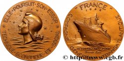 CINQUIÈME RÉPUBLIQUE Médaille, Paquebot France