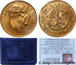 FUNFTE FRANZOSISCHE REPUBLIK Médaille, module de 20 francs, Charles de Gaulle