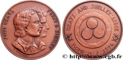 FREEMASONRY Médaille, Loge Keats and Shelley