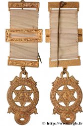 FRANC-MAÇONNERIE - PARIS Médaille, refrappe bijou maçonnique géorgien de Thomas Harper