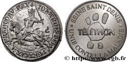 FUNFTE FRANZOSISCHE REPUBLIK Médaille, Franc à cheval, Téléthon