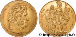 LOUIS-PHILIPPE I Médaille, Loi et de l’ordre public, refrappe
