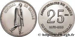 QUINTA REPUBLICA FRANCESA Médaille, 25e anniversaire du décès du Général de Gaulle