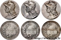 III REPUBLIC Lot de 3 médailles, Cercle de la librairie XF