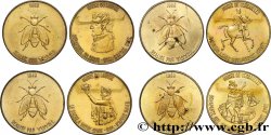 FUNFTE FRANZOSISCHE REPUBLIK Médailles, lot de 4 ex.