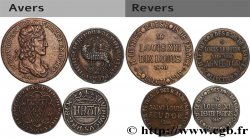 Jetons BP Médailles, lot de 4 ex.