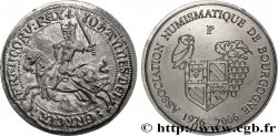 FUNFTE FRANZOSISCHE REPUBLIK Médaille, Franc à cheval, Association numismatique de Bourgogne