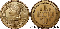 CINQUIÈME RÉPUBLIQUE Médaille symbolique, Ecu Europa