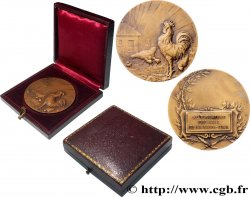 SOCIÉTÉS D AGRICULTURE, HORTICULTURE, PÊCHE ET CHASSE Médaille, Société franc-comtoise des amis de la Basse-cour