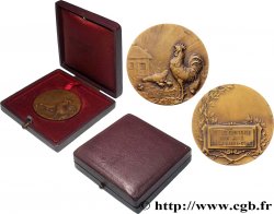 AGRICULTURAL, HORTICULTURAL, FISHING AND HUNTING SOCIETIES Médaille, Société franc-comtoise des amis de la Basse-cour