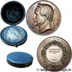 SECOND EMPIRE Médaille, Société d’horticulture et de botanique, Exposition régionale SUP