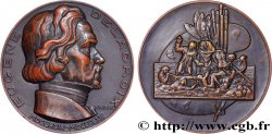 ARTISTES : GRAVEURS, PEINTRES, SCULPTEURS Médaille, Eugène Delacroix, refrappe