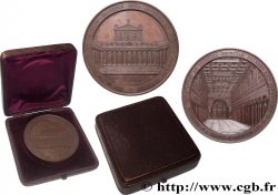 ITALIE - ÉTATS DU PAPE - PIE IX (Jean-Marie Mastai Ferretti) Imposante médaille, réfection de la Basilique Saint Paul