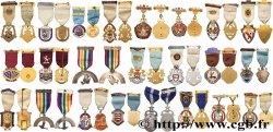 FRANC - MAÇONNERIE Lot de 23 médailles, Steward, Royal Masonic