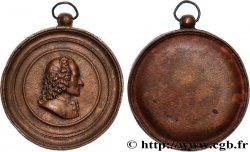 METALLIC GALLERY OF THE GREAT MEN FRENCH Médaille, François-Marie Arouet dit Voltaire d’après François Augustin Caunois