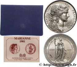 V REPUBLIC Médaille, Bicentenaire de la Révolution Française