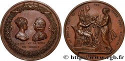 LOUIS XVIII Médaille, Naissance de Henri, duc de Bordeaux, futur comte de Chambord SUP