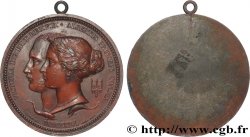 GRANDE BRETAGNE - VICTORIA Médaille uniface, Victoria et Albert